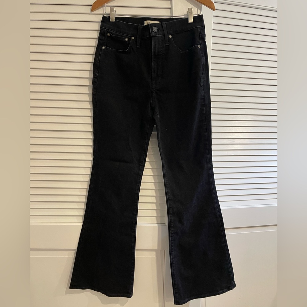 Like new black Perfect Vintage Flare denim from Madewell